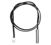 sourcing map 1 Pcs 5K NTC Thermal Sensor Probe, Stainless Steel Sensitive Temperature Sensor Probe 17.7 Inch Digital Thermometer Extension Cable Temp Sensor