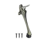 sourcing map 1 Pcs 6 Inch One Touch Kickdown Door Stopper Door Holder, Bottom of Door with Rubber Tip, Bronze