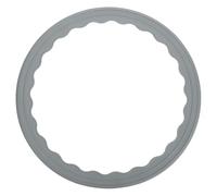 sourcing map 1 Pcs Bar Stool Leg Protectors Ring Non Slip Silicone Chair Leg Floor Protector for 16.5" to 18.5" Round Base Pads Bottom Protect Wooden Floor No Scratches No Noise, Grey