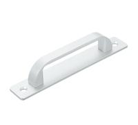 sourcing map 1 Pcs Barn Door Handle, 5.79 Inch Door Pull Handles, Patio Gate Handle for Cabinet Garage Sliding Door Closet Drawer Shed, Silver