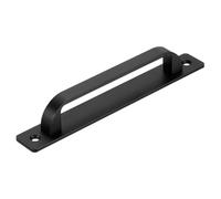 sourcing map 1 Pcs Barn Door Handle, 7.09 Inch Door Pull Handles, Patio Gate Handle for Cabinet Garage Sliding Door Closet Drawer Shed, Black