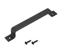 sourcing map 1 Pcs Barn Door Handle, 9.8 Inch Gate Handle, Door Pull Handle with Screws for Sliding Door Cabinet Closet Drawer Garage Shed, Black