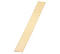 sourcing map 1 Pcs Brass Flat Bar Stock, 0.16"x1.57"x12" Square Metal Solid Brass Bars for Knife Making DIY Handicrafts Architectural Decoration Industry Thermal Conductivity