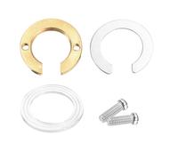 sourcing map 1 Pcs C Type Faucet Fixing Bracket, Open Faucet Horseshoe Lock Nuts Mounting Fittings Loose Faucet Repair Nut Durable Washers and Rubber Gasket, Brass