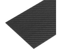 sourcing map 1 Pcs Carbon Fiber Sheet 100x250x1.5mm Matte Surface Pultruded Flat Carbon Fiber Board Plate Twill Weave Panel Sheet for Kites RC Airplane