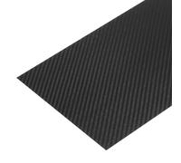 sourcing map 1 Pcs Carbon Fiber Sheet 200x300x0.5mm Matte Surface Pultruded Flat Carbon Fiber Board Plate Twill Weave Panel Sheet for Kites RC Airplane