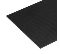 sourcing map 1 Pcs Carbon Fiber Sheet 240x240x0.5mm Matte Surface Pultruded Flat Carbon Fiber Board Plate Twill Weave Panel Sheet for Kites RC Airplane