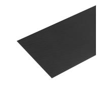 sourcing map 1 Pcs Carbon Fiber Sheet 250×100×1.5mm Matte Surface Pultruded Flat Carbon Fiber Board Plate Twill Weave Panel Sheet for Kites RC Airplane