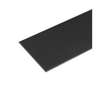 sourcing map 1 Pcs Carbon Fiber Sheet 250×100×4.5mm Glossy Surface Pultruded Flat Carbon Fiber Board Plate Plain Weave Panel Sheet for Kites RC Airplane