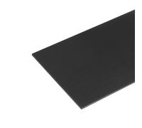 sourcing map 1 Pcs Carbon Fiber Sheet 300×200×5mm Glossy Surface Pultruded Flat Carbon Fiber Board Plate Plain Weave Panel Sheet for Kites RC Airplane