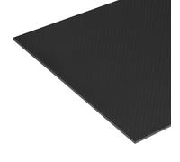 sourcing map 1 Pcs Carbon Fiber Sheet 400x300x5mm Matte Surface Pultruded Flat Carbon Fiber Board Plate Twill Weave Panel Sheet for Kites RC Airplane