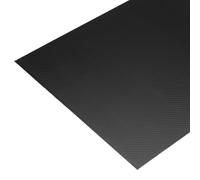 sourcing map 1 Pcs Carbon Fiber Sheet 500x400x2.5mm Matte Finish Pultruded Diagonal Carbon Fiber Board Plate Plain Weave Panel Sheet for Kites RC Airplane