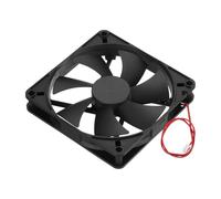 sourcing map 1 Pcs DC12V Brushless Cooling Fan DC12V 0.21A 140x140x25mm 2Pin 2Wire High Speed Quiet for 3D Printer Computer Case Video Equipment DIY Ventilation Project 1500-2200RPM