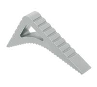 sourcing map 1 Pcs Door Stoppers for Bottom of Door, 0.83 inch Door Stops, Rubber Door Stopper Wedge, Window Stopper Door Gaps Sturdy Stackable, Grey