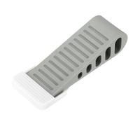 sourcing map 1 Pcs Door Stoppers for Bottom of Door, 30mm/1.18 Inch Door Stops, Rubber Door Stopper Wedge Anti Slip, Window Stopper Door Stackable, Grey
