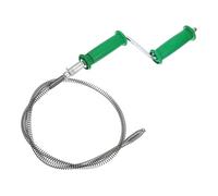 sourcing map 1 Pcs Drain Clog Remover 39.3 inch 1 M, Drain Augers Hair Remover Spring Cable with Rotate Handle, Plumbing Snake for Kitchen Sink, Bathtub Drain Toilet