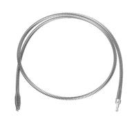 sourcing map 1 Pcs Drain Clog Remover 59 inch 1.5 M 10mm Thick, Drain Augers Hair Remover Spring Cable with Electric Drill Connector, Plumbing Snake for Kitchen Sink, Bathtub Drain Toilet