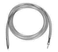 sourcing map 1 Pcs Drain Clog Remover 78.7 inch 2 M 16mm Thick, Drain Augers Hair Remover Spring Cable with Electric Drill Connector, Plumbing Snake for Kitchen Sink, Bathtub Drain Toilet