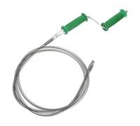 sourcing map 1 Pcs Drain Clog Remover 78.7 inch 2 M, Drain Augers Hair Remover Spring Cable with Rotate Handle, Plumbing Snake for Kitchen Sink, Bathtub Drain Toilet