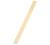 sourcing map 1 Pcs H62 Brass Flat Bar Stock, 0.06"x0.75"x12" Square Metal Solid Brass Bars for Knife Making DIY Handicrafts Architectural Decoration Industry Thermal Conductivity