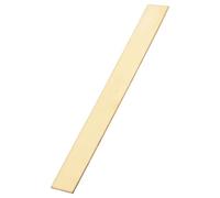 sourcing map 1 Pcs H62 Brass Flat Bar Stock, 0.08"x1"x8" Square Metal Solid Brass Bars for Knife Making DIY Handicrafts Architectural Decoration Industry Thermal Conductivity