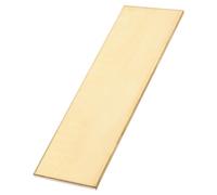 sourcing map 1 Pcs H62 Brass Flat Bar Stock, 0.12"x2"x6" Square Metal Solid Brass Bars for Knife Making DIY Handicrafts Architectural Decoration Industry Thermal Conductivity