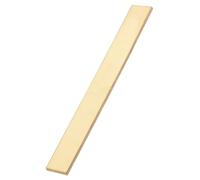 sourcing map 1 Pcs H62 Brass Flat Bar Stock, 0.2"x1"x8" Square Metal Solid Brass Bars for Knife Making DIY Handicrafts Architectural Decoration Industry Thermal Conductivity