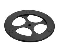 sourcing map 1 Pcs Lazy Susan, 11 Inch Turntable Organizer 360 Degree Rotating Ball Bearing Turntable Organizer with Base for Kitchen Cabinet Pantry Organization and Storage, Black