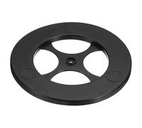 sourcing map 1 Pcs Lazy Susan, 7 Inch Turntable Organizer 360 Degree Rotating Ball Bearing Turntable Organizer for Kitchen Cabinet Pantry Organization and Storage, Black