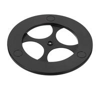 sourcing map 1 Pcs Lazy Susan, 9 Inch Turntable Organizer 360 Degree Rotating Ball Bearing Turntable Organizer for Kitchen Cabinet Pantry Organization and Storage, Black