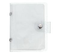 sourcing map 1 Pcs Mini Photo Album, 36 Pockets 3x4 Portable Kpop Photocard Holder Credit Card Holder for Mini Camera Snap Instant Cameras Travel Photos Credit Cards, Shiny Clear