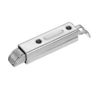 sourcing map 1 Pcs Slide Entry Slam Latch, 11.6 cm Automatic Spring Door Bolt Lock Stainless Steel Cabinet Hardware Latches for Industrial Cabinet & Family House, Curved Type