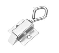 sourcing map 1 Pcs Spring Loaded Latch, Automatic Stainless Steel Spring-Loaded Latch Spring Barrel Door Lock with Self-Closing Pull Ring for Gate Window Distribution Cabinet Doors, Bolt Up