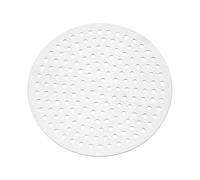 sourcing map 1 Pcs Stainless Steel Floor Drain Cover, 3.9 Inches Shower Hair Catcher Drain Grate for Furniture Repair Bathroom Kitchen, Silver Tone(Round)