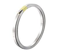 sourcing map 1 Roll 10 Meter Nickel-Plated Steel Strip, Connecting Plate Steel Tape for Battery and Spot Welding, 5x0.1mm(WxT)