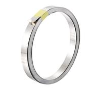 sourcing map 1 Roll 10 Meter Nickel-Plated Steel Strip, Connecting Plate Steel Tape for Battery and Spot Welding, 8x0.1mm(WxT)