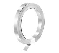 sourcing map 1 Roll 10 Meter Nickel-Plated Steel Strip, Connecting Plate Steel Tape for Battery and Spot Welding, 7x0.15mm(WxT)