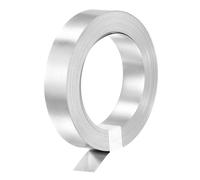 sourcing map 1 Roll 10 Meter Nickel-Plated Steel Strip, Connecting Plate Steel Tape for Battery and Spot Welding, 15x0.2mm(WxT)