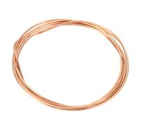 sourcing map 1 Rolls 13 Gauge Soft Copper Wire 6 Feet, 99.9% Solid Pure Bare Copper Wire for Electroculture Gardening, Jewelry Making, Beading DIY Craft