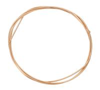 sourcing map 1 Rolls 14 Gauge Soft Copper Wire 6 Feet, 99.9% Solid Pure Bare Copper Wire for Electroculture Gardening, Jewelry Making, Beading DIY Craft
