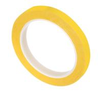 sourcing map 1 Rolls Yellow 0.47 Inch x 72 Yards Polyester Film Electrical Tape PET Tape High Temperature Heat Resistant Tape for Transformer Motor Wire 5S Positioning Logo,12mm x 66m