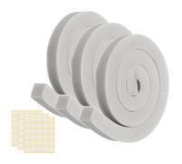 sourcing map 1 Set 3.28ft Foam Seal Strip, 1 Inch Width x 1 Inch Thick Weather Stripping Foam Insulation Tape, EVE Air Conditioner Open Cell Foams Seal Tape for Doors, Windows, Grey