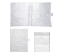 sourcing map 1 Set Clear Earring Organizer Book, Travel Jewelry Organizer Earring Storage Case with Pocket for Necklace Bracelet Ring Holder (288 Grids)