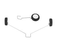 sourcing map 1 Set RC Airplane Landing Gear Wheels for Toys Airplane Accessories RC Aircraft DIY Parts RC Plane Jet Replacement