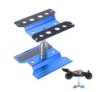 sourcing map 1 Set RC Car Work Stand Lift Lower Aluminum Repair Workstation 360 Degree Rotation for 1/8 1/10 1/16 Scale RC Car Crawler Truck Vehicle (Dark Blue)