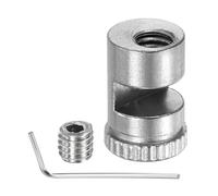 sourcing map 1 Set Thumb Stud 2.5mm Stainless Steel Folding Tool Thumb Studs Replacement Universal Tool Accessories with Hex Wrench for Buck 110 Automatic Other EDC Pocket Tool Silver