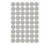 sourcing map 1 Sheet/54Pcs Screw Hole Cover Stickers, 21mm Dia PVC Self Adhesive Covers Caps Dustproof for Wood Furniture Cabinet Shelf Wardrobe, Textured Light Gray