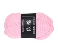 sourcing map 1 Skein Cotton Yarn, 60% Cotton, 40% Acrylic Knitting Yarn Crochet Yarn, Blanket Yarn for Crocheting Each of 47g/1.66oz(Per Skein 80m/87.5 Yard) /Pink Red