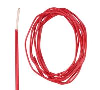 sourcing map 10 Feet Electrical Wire Insulated Solid Copper 14 AWG Hook Up Wire Cable THHN Wire Residential, Industrial, Grounding, Electrical Rated for 600 Volts,UL listed,Red