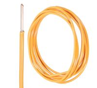 sourcing map 10 Feet Electrical Wire Insulated Stranded Copper 12 AWG Hook Up Wire Cable THHN Wire Residential, Industrial, Grounding, Electrical Rated for 600 Volts, UL Listed, Orange